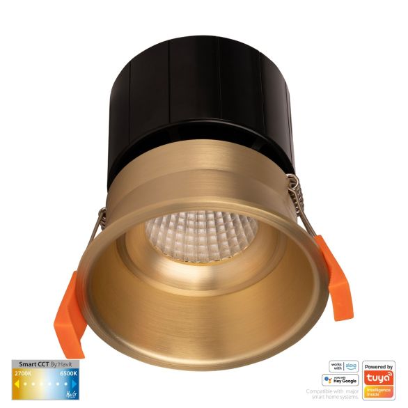 HAVIT Prime Fixed Deep Recessed CCT WIFI LED downlight (84mm)