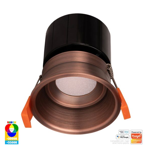 HAVIT Prime Fixed Deep Recessed RGBCW WIFI LED downlight (84mm)