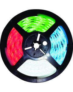 RGB+W LED Colour Changing Strip Lighting 10m DIY Kit