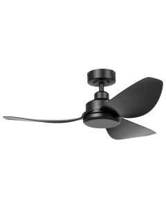 Torquay DC Ceiling Fan In Black With Remote 42"