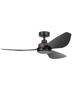 Torquay DC Ceiling Fan In Black With Remote 48"