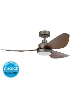 Torquay DC Ceiling Fan In Oil Rubbed Bronze With Remote & CCT LED Light 48"
