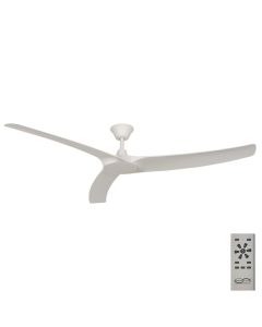 Aqua IP66 DC Ceiling Fan with Remote - White 70"