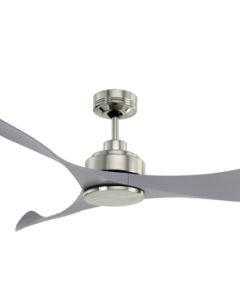 Eagle XL DC Ceiling Fan with Remote in Brushed Chrome