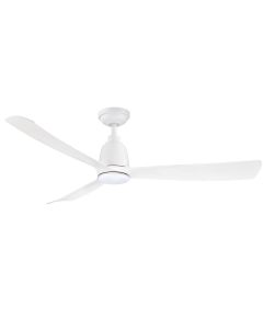 Kute 52″ 3 Blade DC Ceiling Fan White with 14W Dimmable LED Light