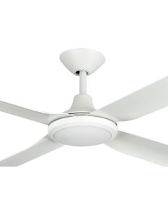 Next Creation 52" DC Ceiling Fan in with CCT Dimmable Light in White