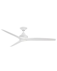 Spitfire 2 White  with White Washed Blades Blades and Led Light 60" 