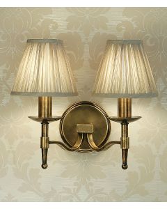 Stanford Wall Lamp Collection in Brass-Taupe-
