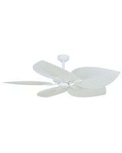 Tropicana Ceiling Fan White 54"
