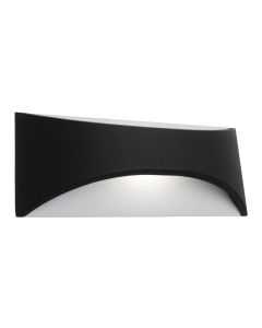 Wells Up/Down Outdoor LED Wall Light White & Black